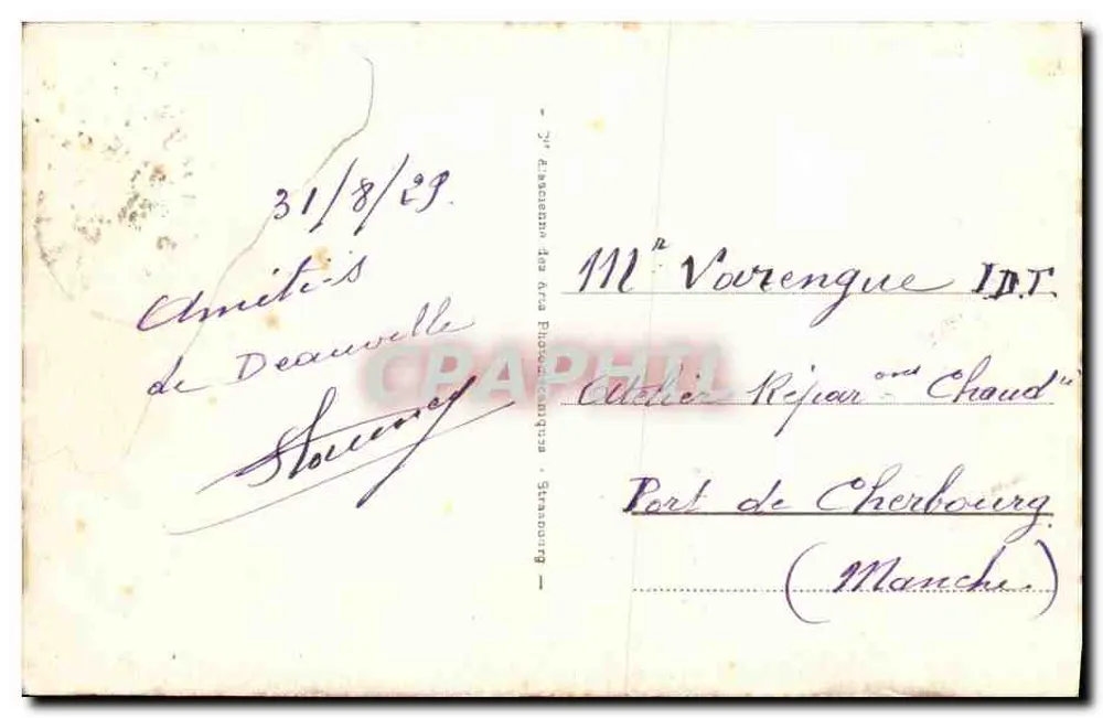 Deauville - Blütenstrande - Die blühenden Parterres und das Casino - Rückseite