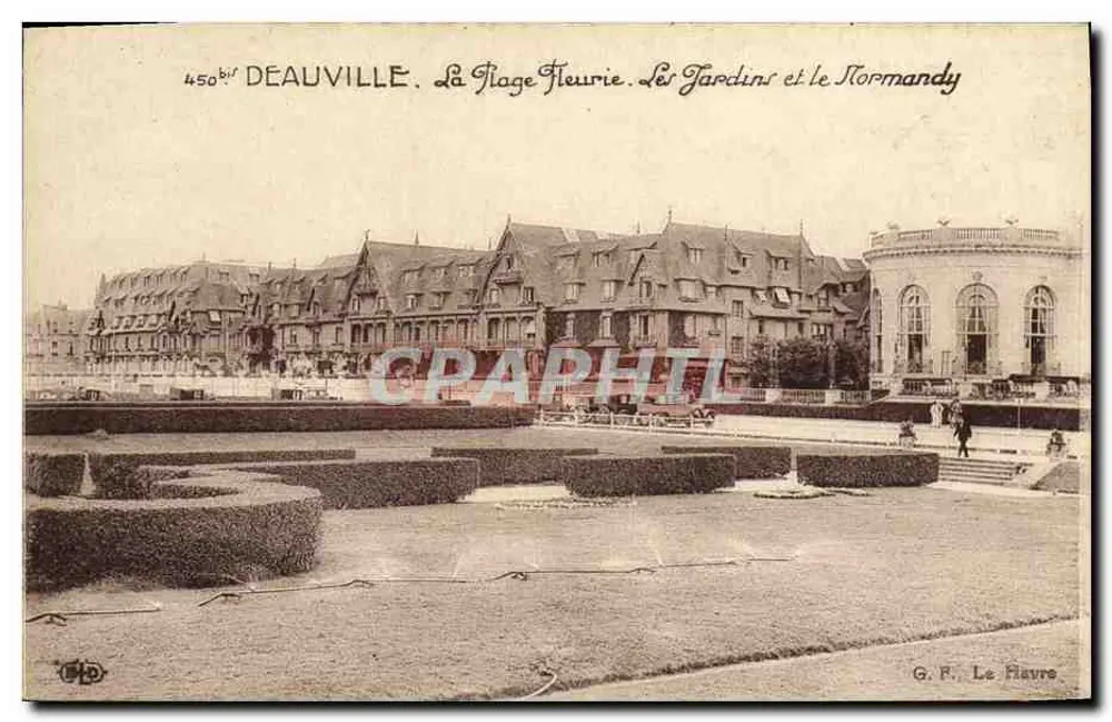 Deauville. Die Blütenstrände. Die Gärten und das Normandy — G. F. Le Flavre, Nr. 450biv - Vorderseite