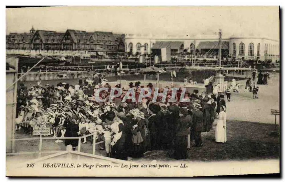 Deauville, Blütenstrand — Spiele für die Kleinen — LL. - Vorderseite