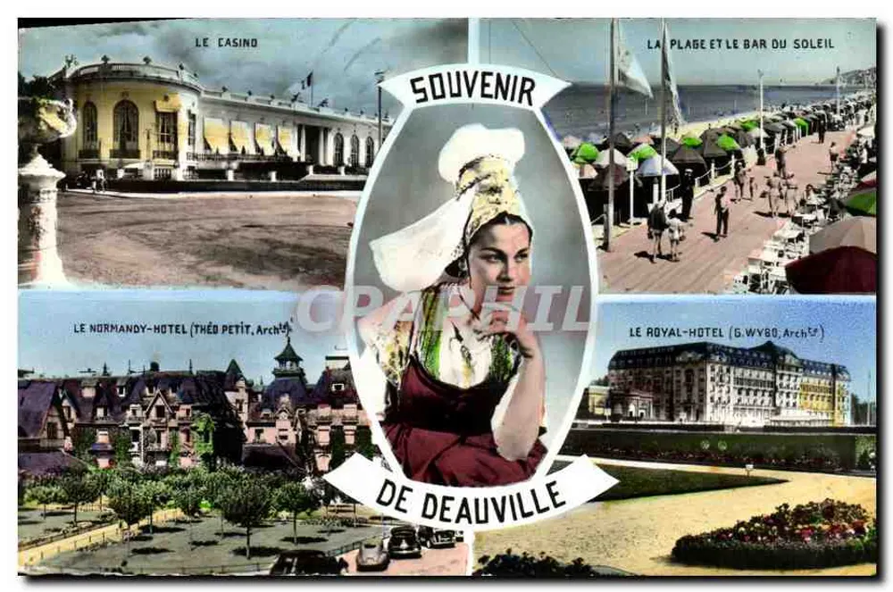 Deauville — Lembrança — Théd Petit & G. Wy80, Arq. - Frente