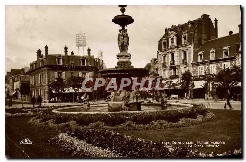 Deauville - La Place Morny — Verlag H. Capelle, n° 280 - Vorderseite