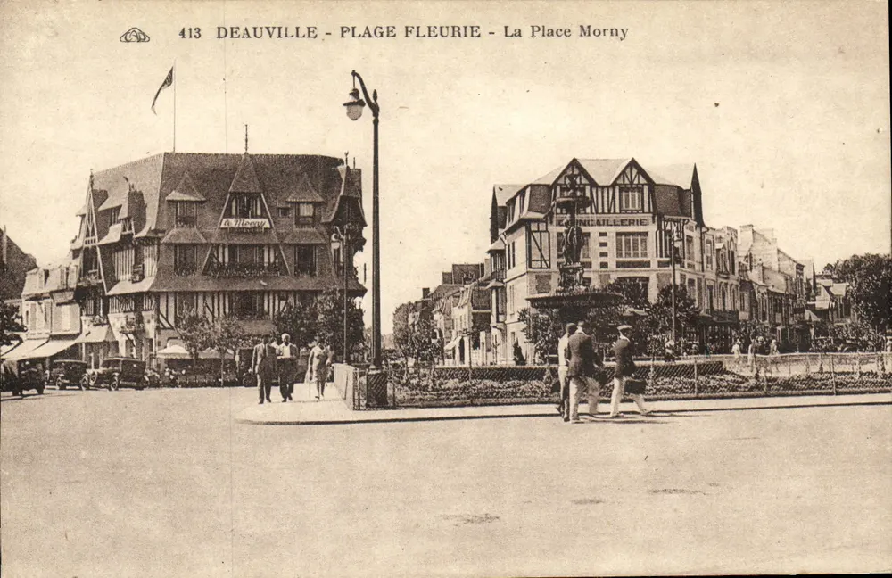 Deauville - Blühende Strände - La Place Morny — Verlag, Nr. 413 - Vorderseite