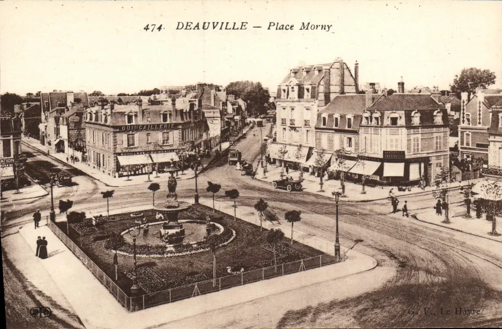 Deauville — Praça Morny — G. F. Le Harre, n°474 - Frente
