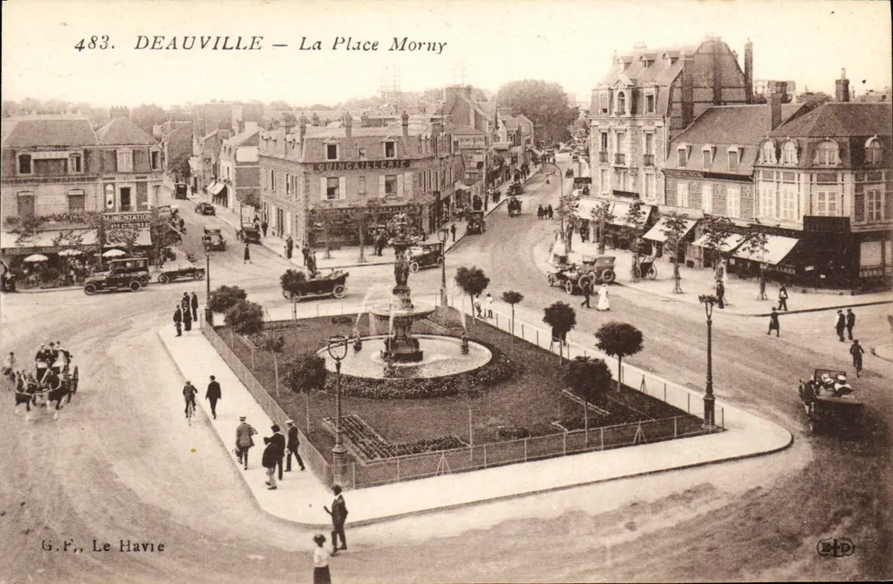 Deauville — Die Place Morny — G.F., Le Havre - Vorderseite