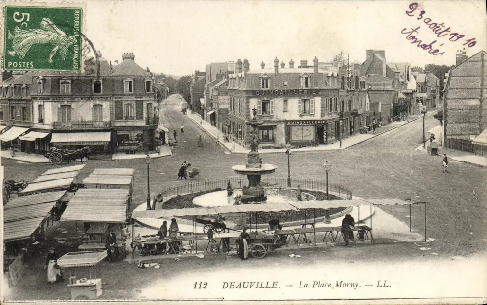 Deauville — La Place Morny — LL. n°112 - Recto