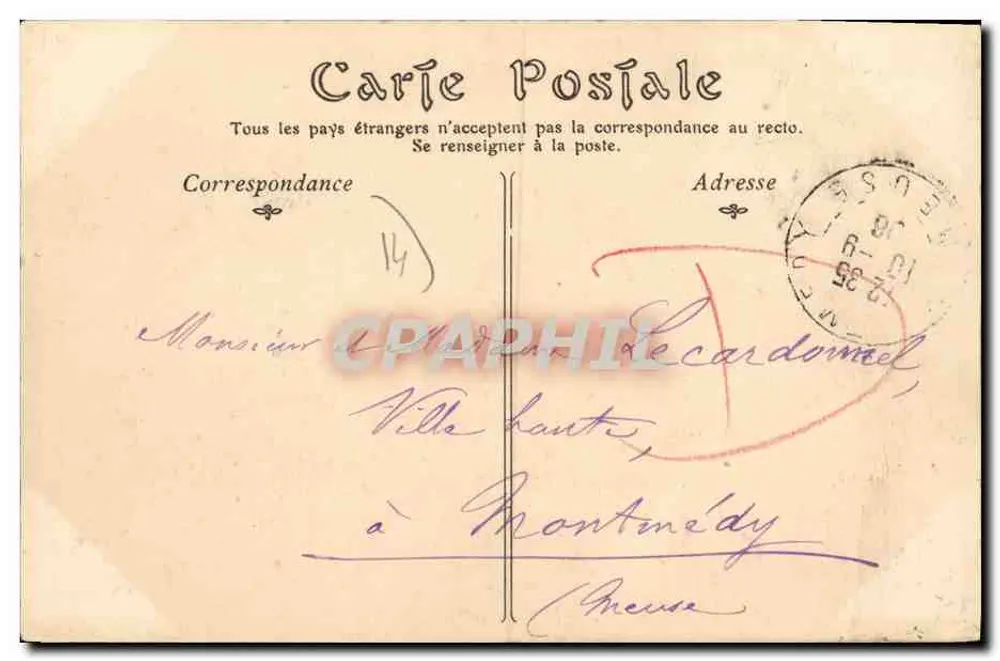 Deauville-sur-Mer — Ansicht des Place de Morny — ND. Foto n°174 - Rückseite