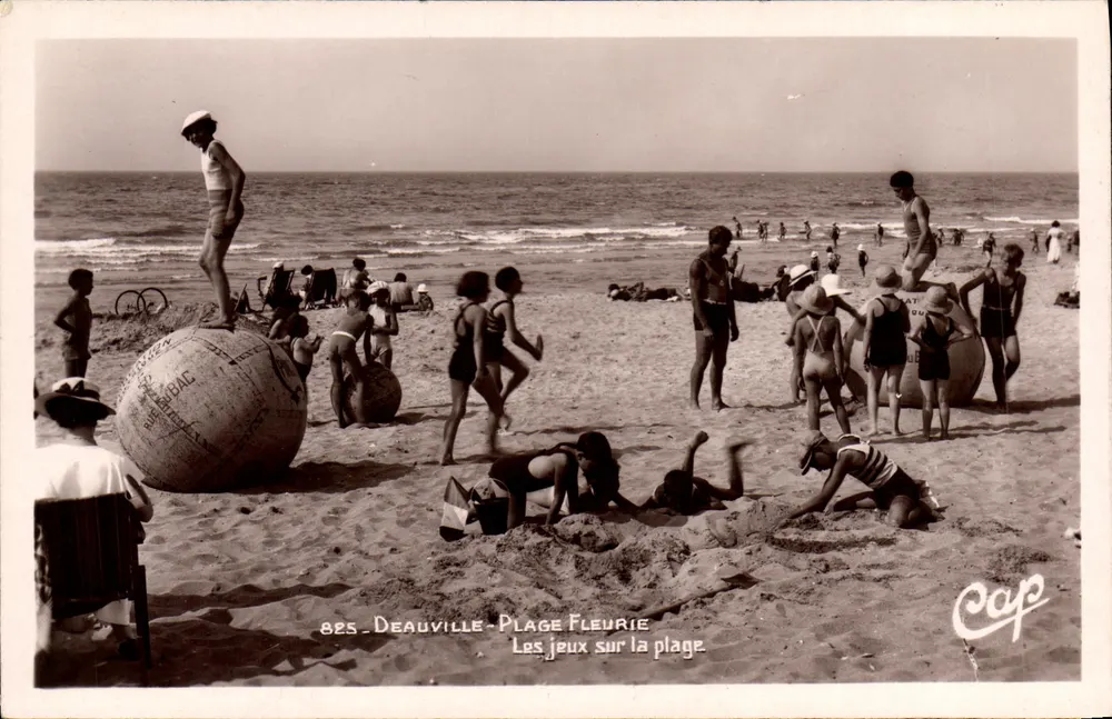 Deauville-Plage Fleurie — Spiele am Strand — Cap - Vorderseite