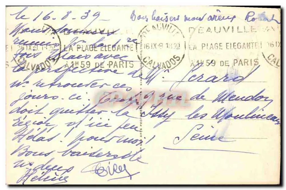 Deauville-Plage Fleurie — Normandy-Hôtel und die Gärten — n°284 - Rückseite