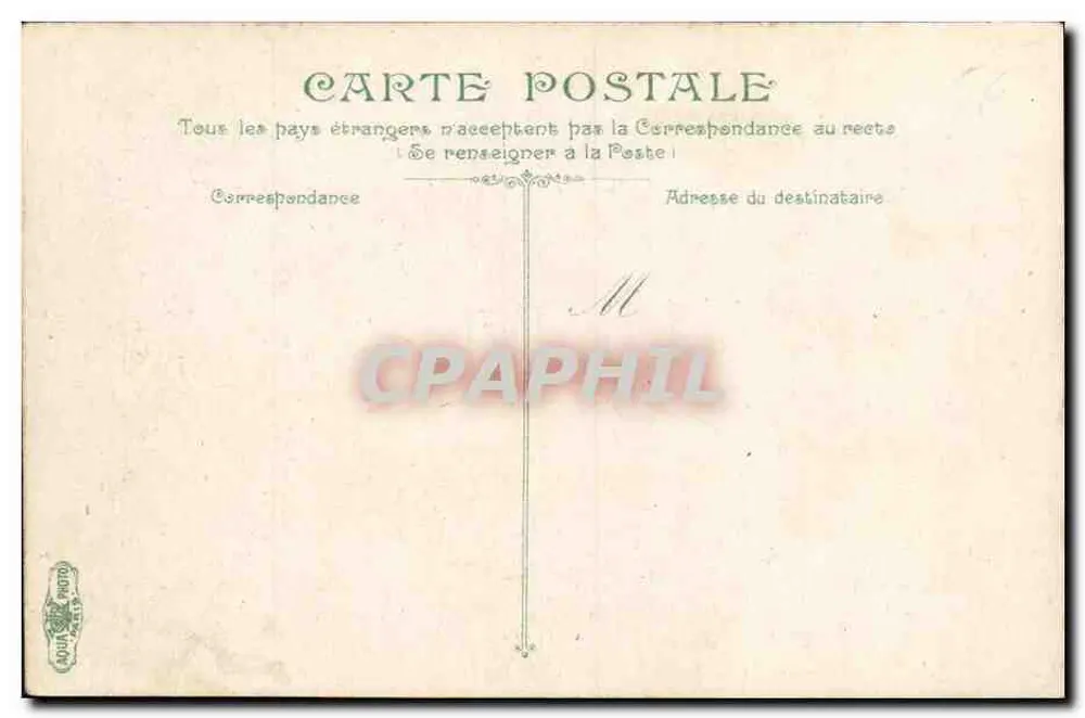 Beauneville — Ein Boot am Strand — Verlag L. Vindor - Rückseite
