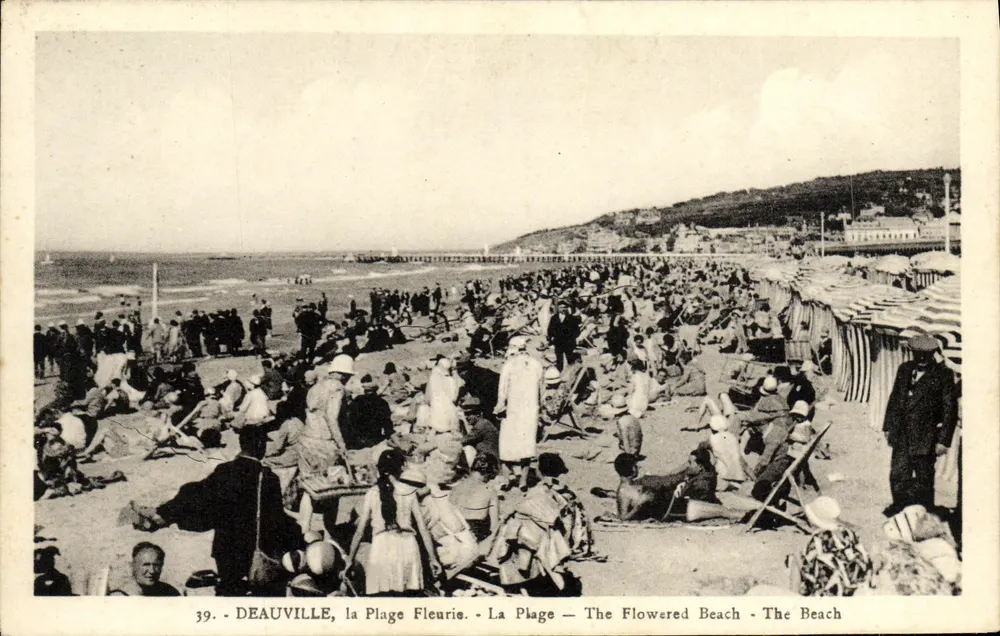 Deauville, la Plage Fleurie — Die Strand — Nr. 39 - Vorderseite