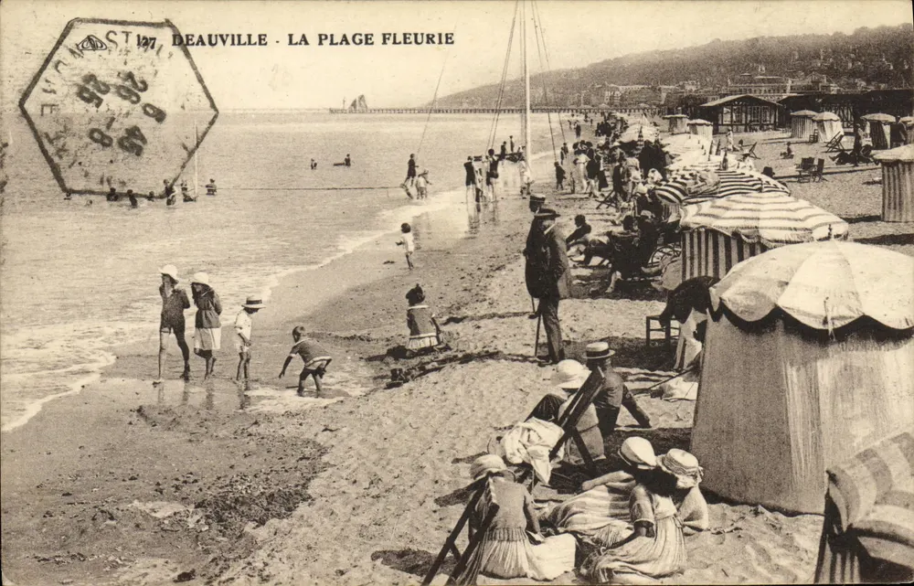 Deauville - A Praia Florida — editora: Alsacienne des Arts Photographiques - Frente