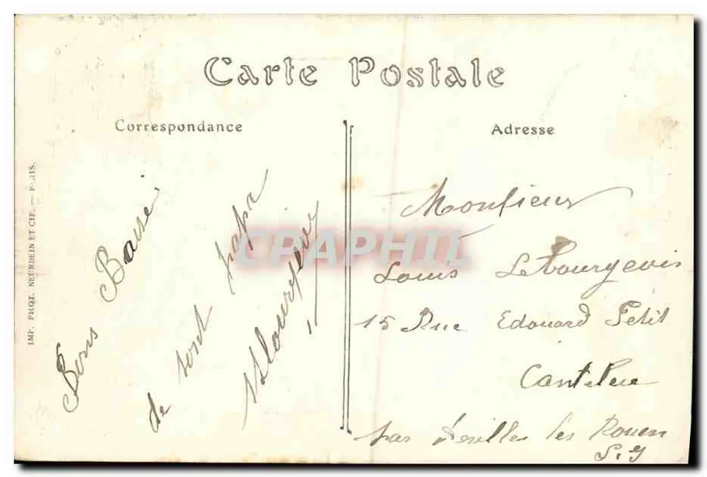 Deauville-la-Plage-Fleurie — Der Strand — ND. Foto. - Rückseite