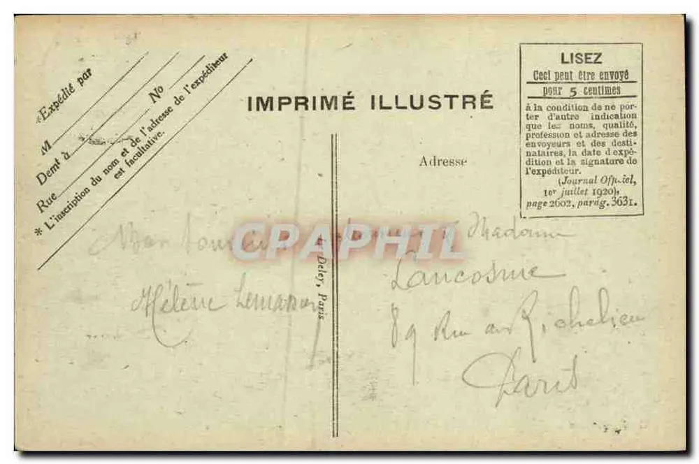 Deauville — Jeder badet — Imprimé Illustré n°402 - Rückseite
