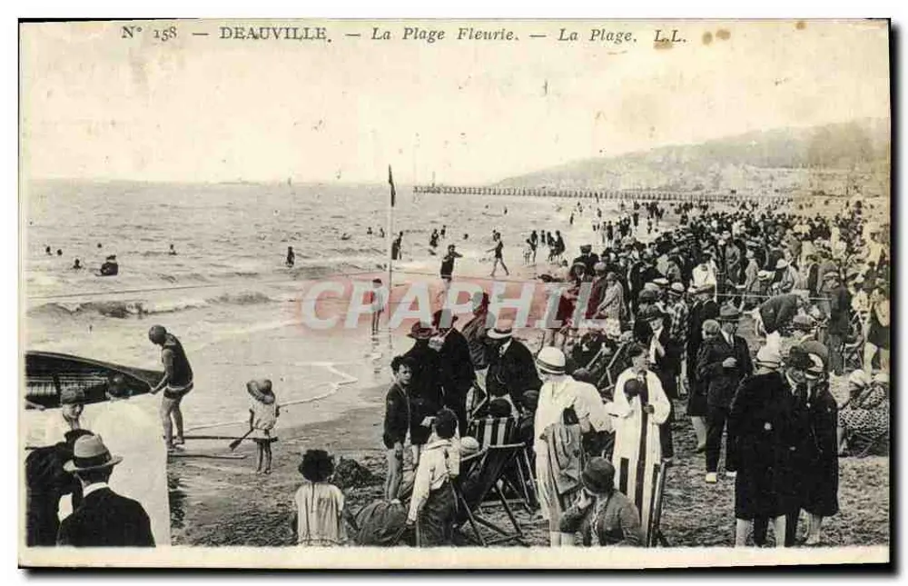 Deauville — Die Blühende Strand — Der Strand. L.L. — Nr. 158 - Vorderseite