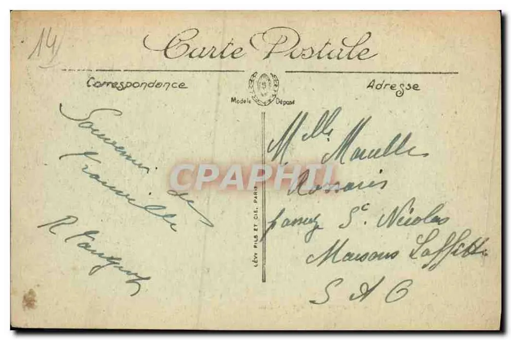 Deauville — Vista da Praia — LL. — n°369 - Verso