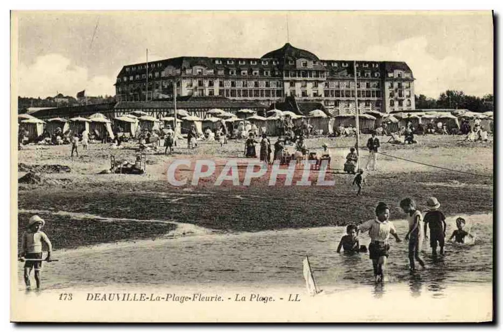 Deauville-Strand - Der Strand - LL-Nr. 173 - Vorderseite