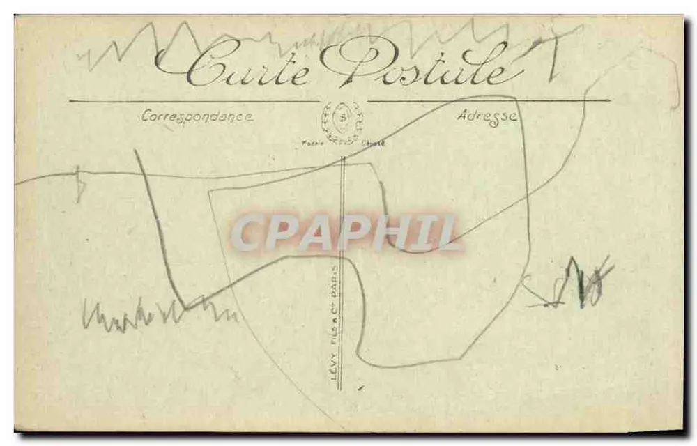 Deauville — A Praia — LL. — n° 360 - Verso