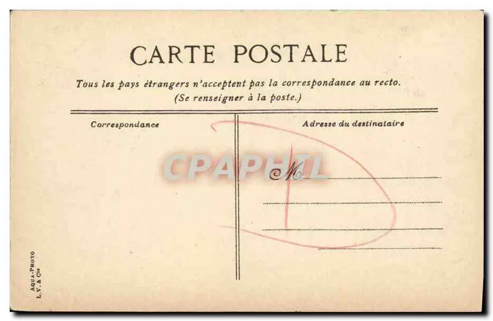 Deauville - Promenade da praia — editor Aqua-Photo L.V. & Cie, n°2 - Verso