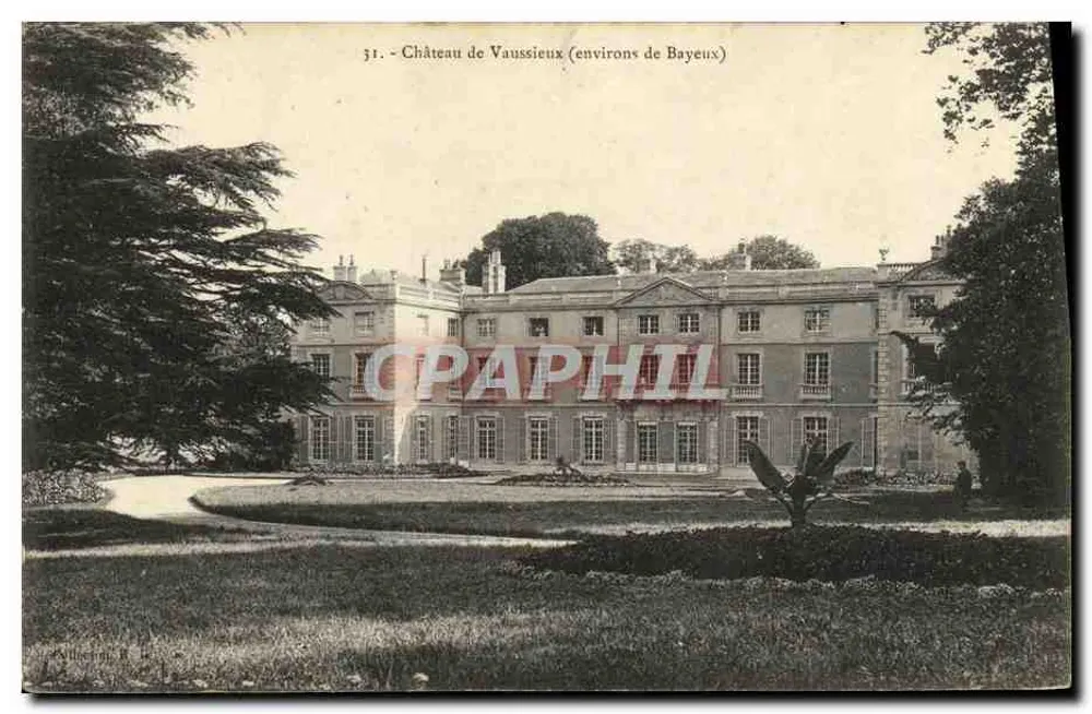 Castelo de Vaussieux (regiões de Bayeux) — n°31 — editor Albertran R. - Frente