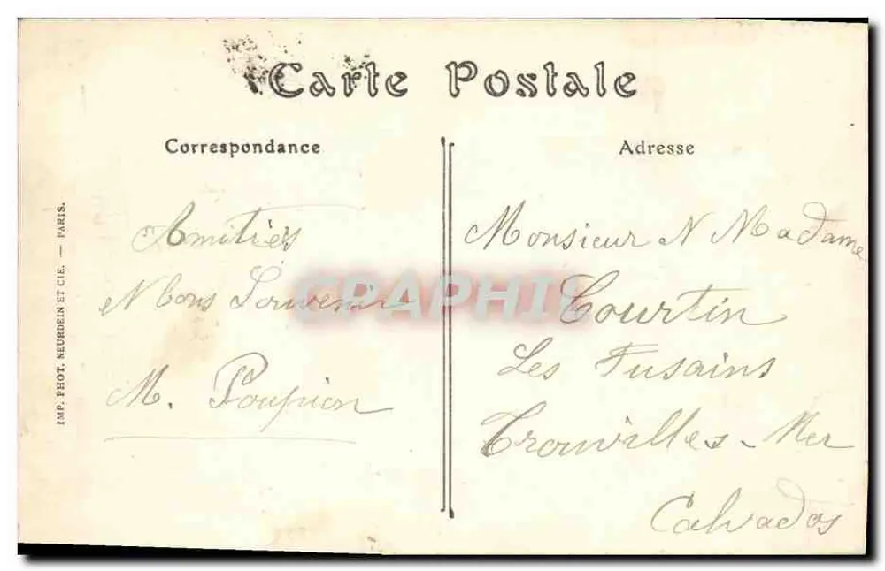 Entornos de Falaise — El Castillo de Assy — ND. Phol. - Reverso