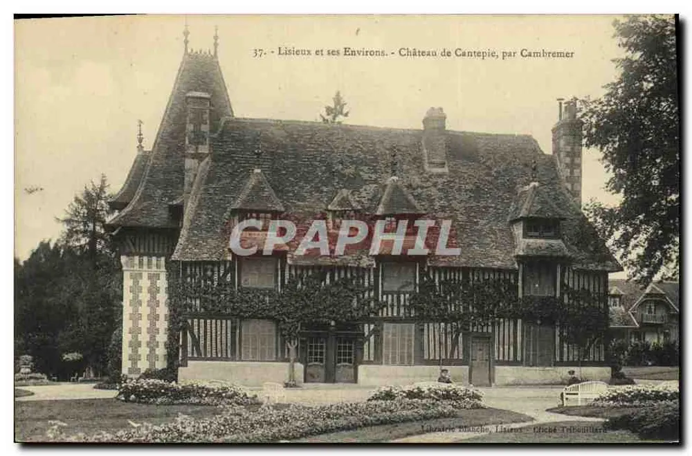 Lisieux und seine Umgebung — Schloss Cante piè, von Cambremer - Vorderseite