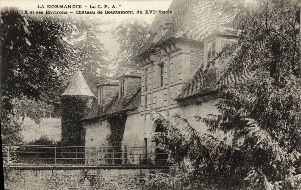 Lisieux und seine Umgebung — Schloss Bouttemont, aus dem 16. Jahrhundert — Antike Ansichtskarte - Vorderseite