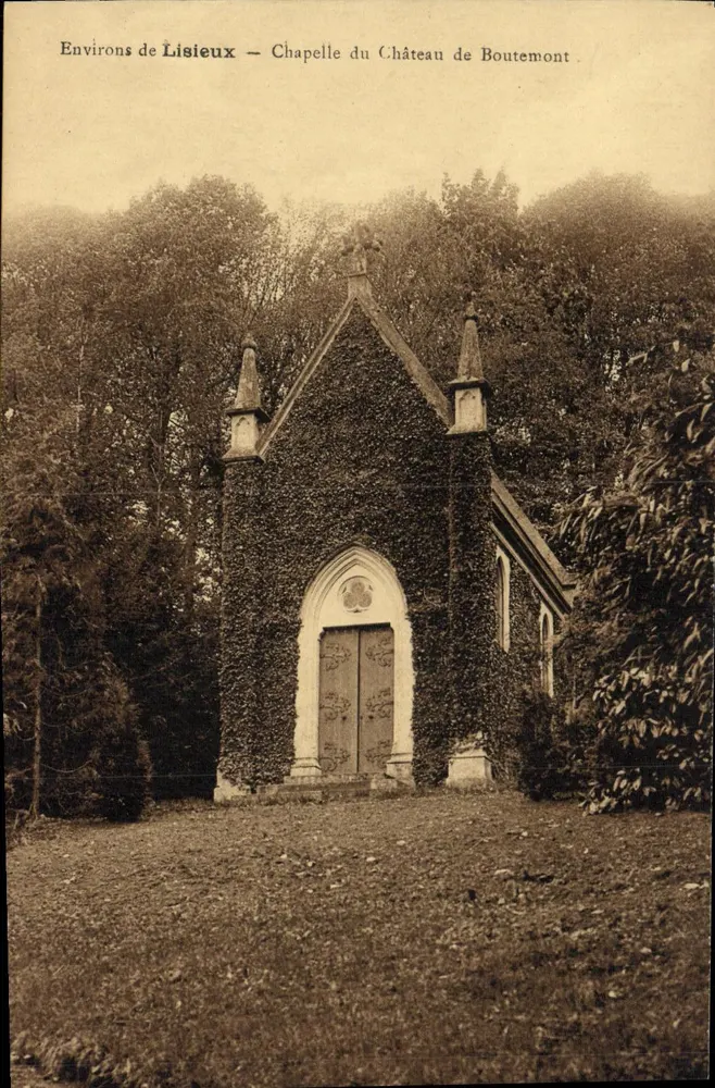 Kapelle des Schlosses Boutemont — Umgebung von Lisieux — Verlag André, Buchhändler - Vorderseite
