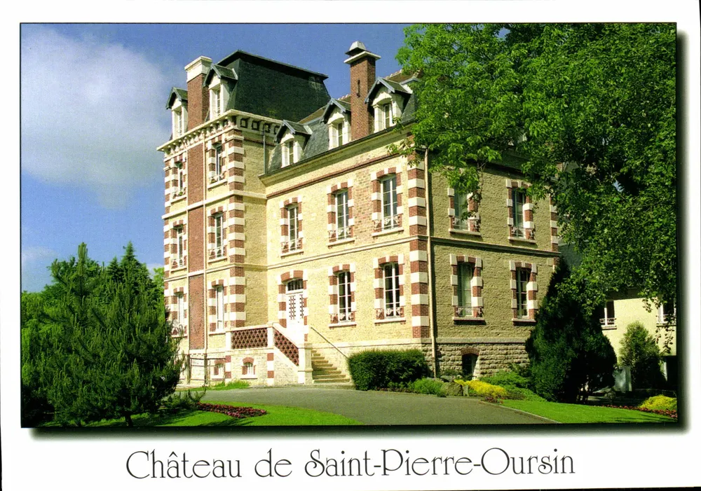 Castelo de Saint-Pierre-Oursin — Editor: Editions Normandie LECONTE, número de série 500382 - Frente