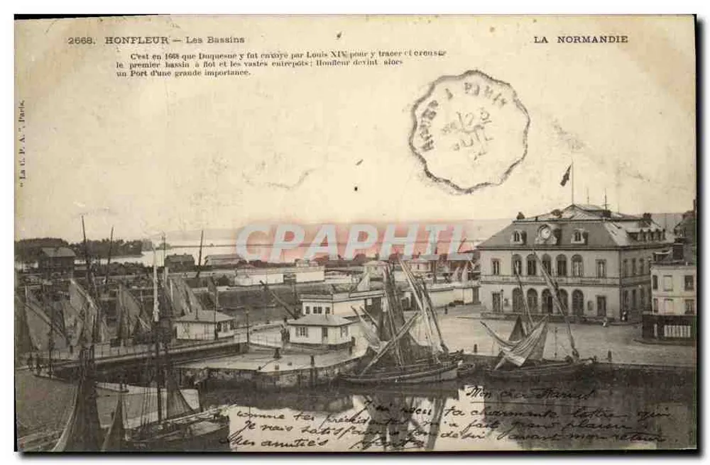 HONFLEUR — Los diques — La Normandía, n°2669 - Anverso