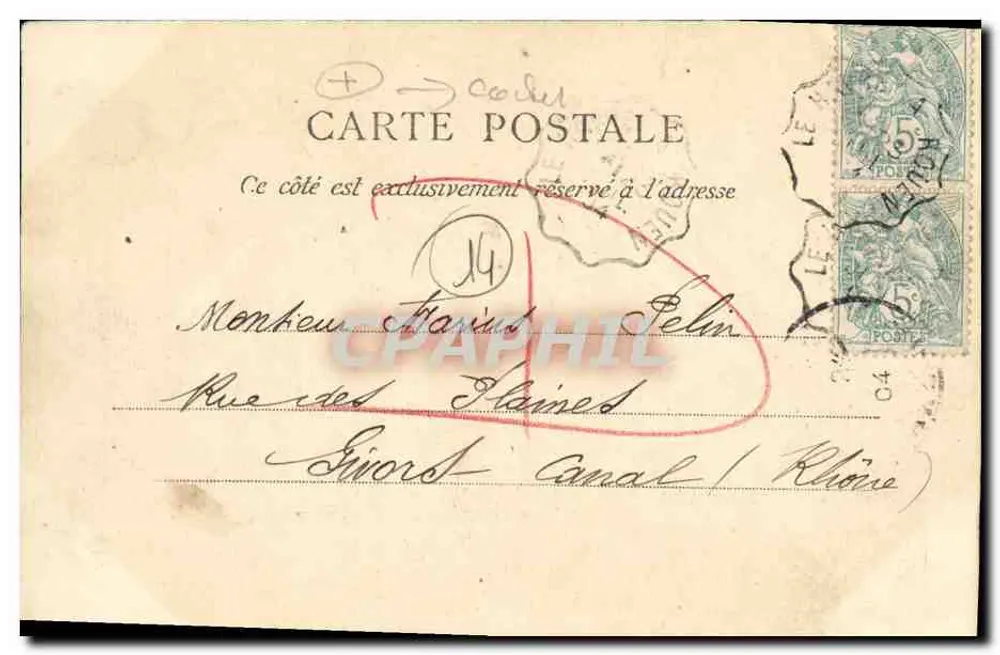 HONFLEUR — Los diques — La Normandía, n°2669 - Reverso