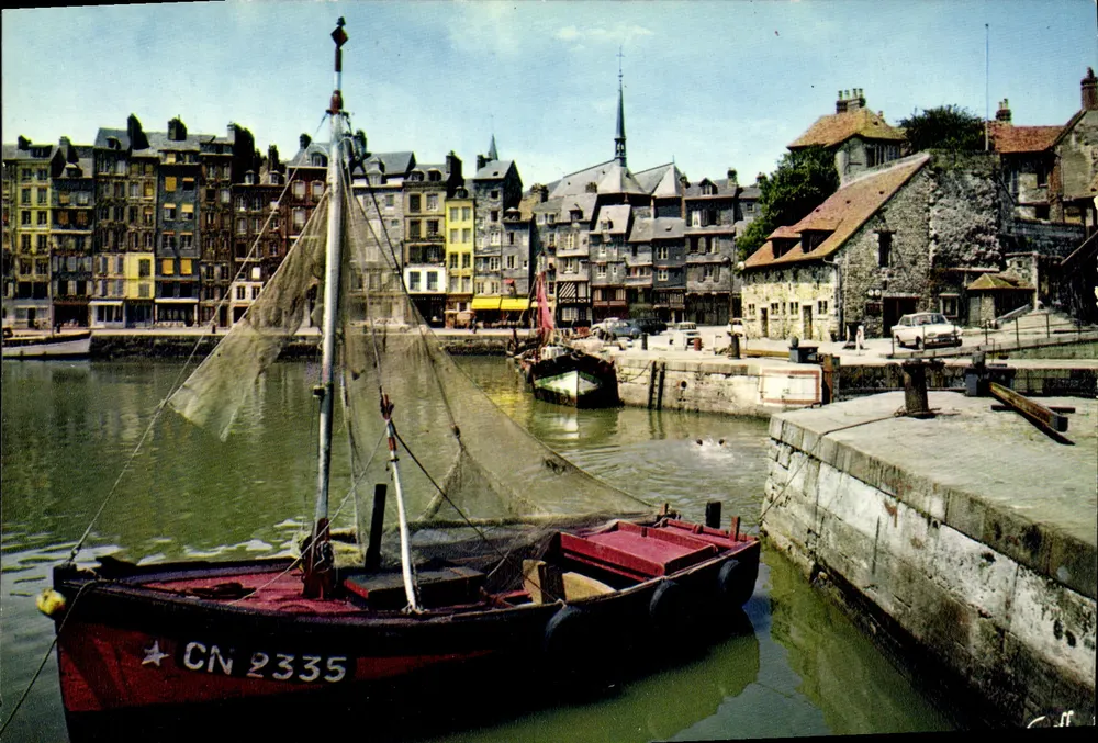 Honfleur — O Velho Portinho — Edições GREFF, Paris - Frente