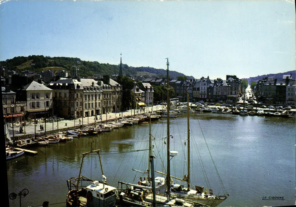 O velho Bassin — Honfleur — Edições La Cigogne - Frente