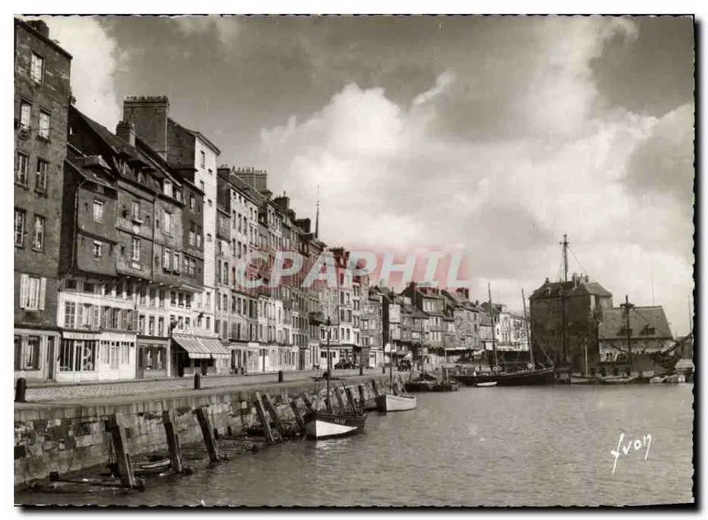 Honfleur (Calvados) — Westlicher Hafen, Quai Sainte-Catherine — Éditions d'Art 'YVON' - Vorderseite
