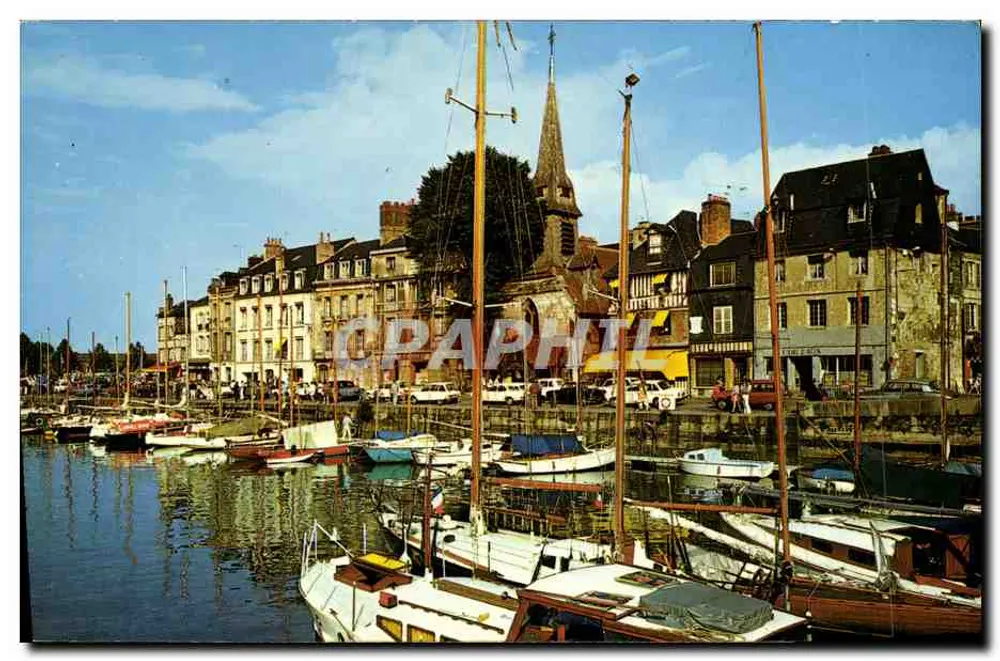 Honfleur — Der Alte Hafenbecken und der Quai St. Etienne — Verleger Artaud Frères - Vorderseite