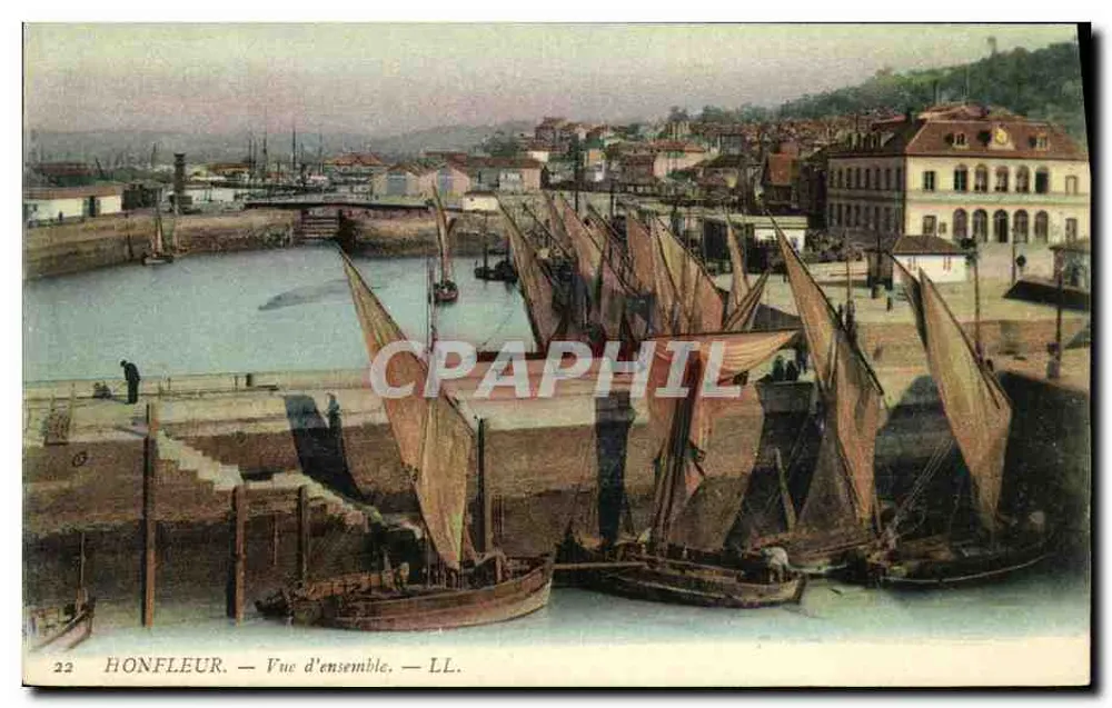 Honfleur — Vista geral — LL. n°22 - Frente