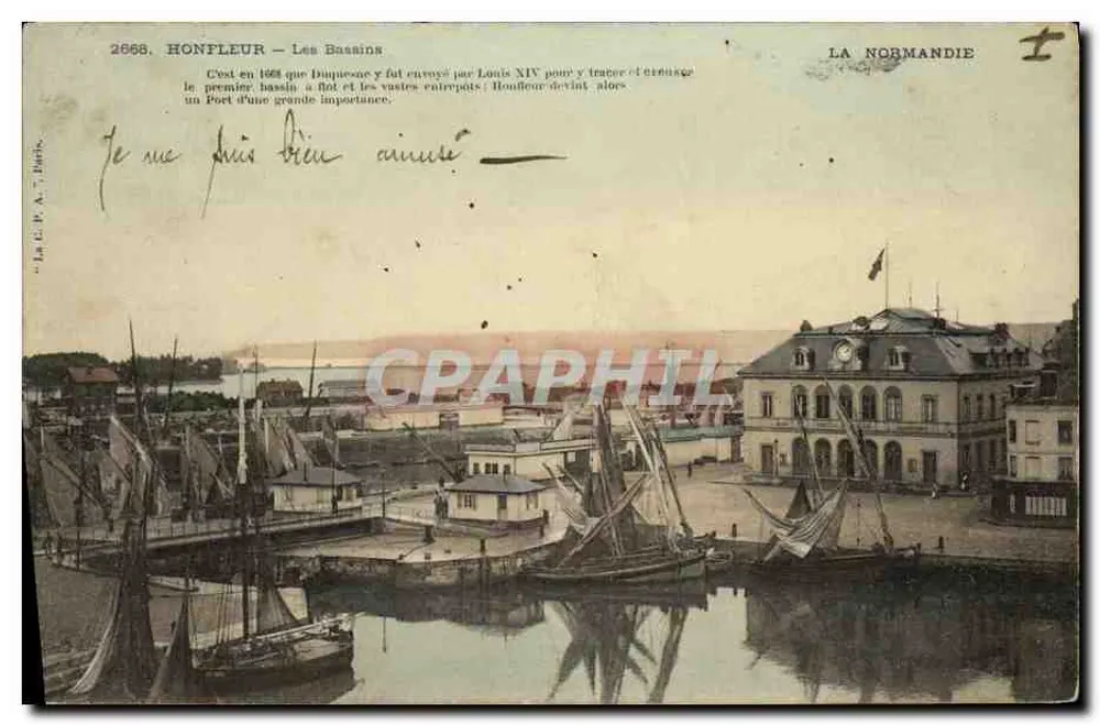 Honfleur — Os Bassins — A Normandia, n°2668 - Frente