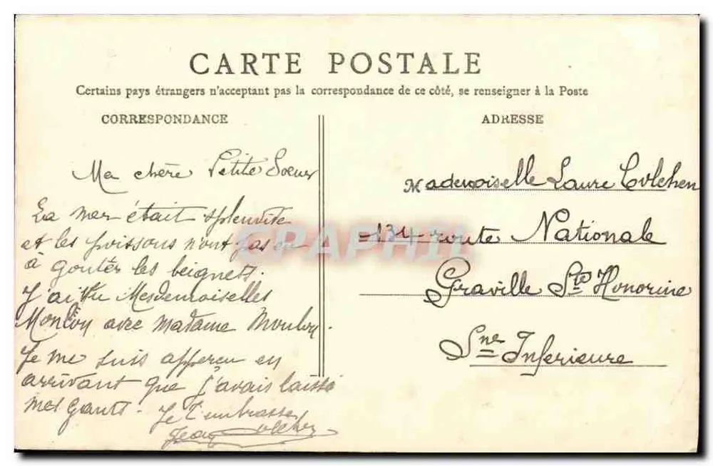 Honfleur — O Velho Porto — B. F. Paris - Verso
