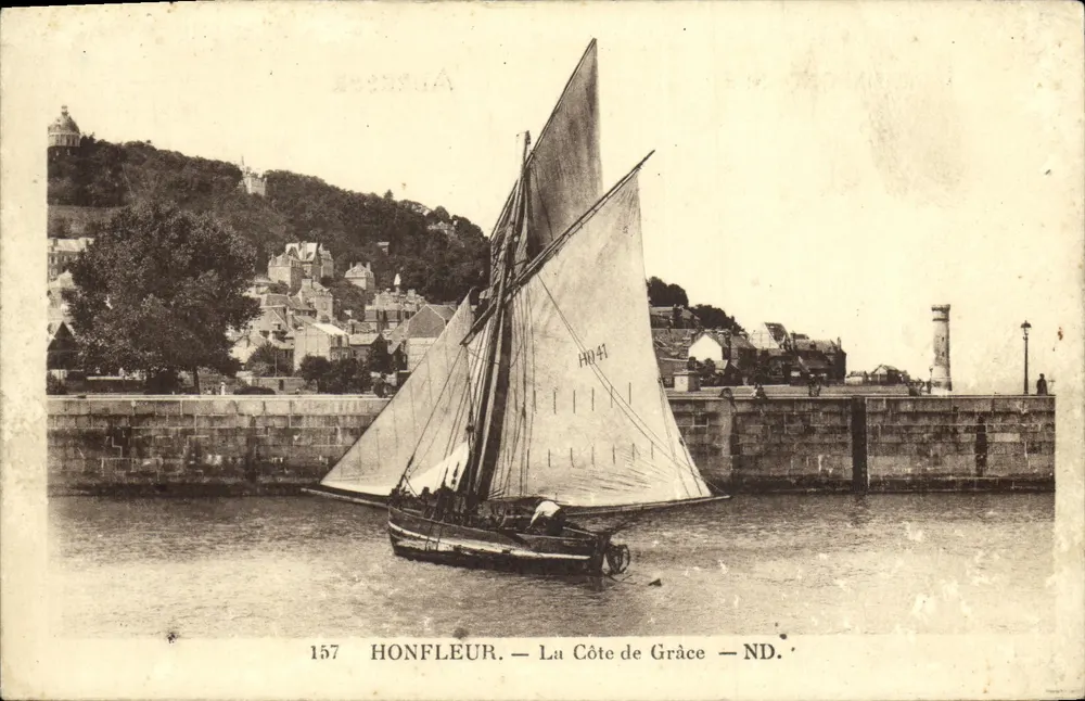 Honfleur — A Costa da Graça — ND. — N° 157 - Frente