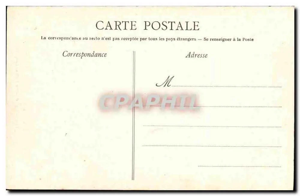 HONFLEUR — Typ alter Honfleur-Fischer — Sammlung AD - Rückseite