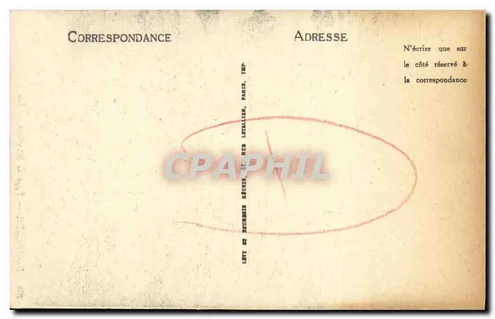 Honfleur — Tipo de Moulière — LL - Verso