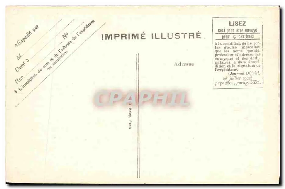 Honfleur — Krebserfänger, die von der Fischerei zurückkehren — F. Le Havre, n°69 - Rückseite
