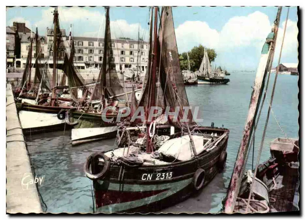 Honfleur (Calvados) — Barcos no Porto — Éditions Gaby, Nantes - Frente