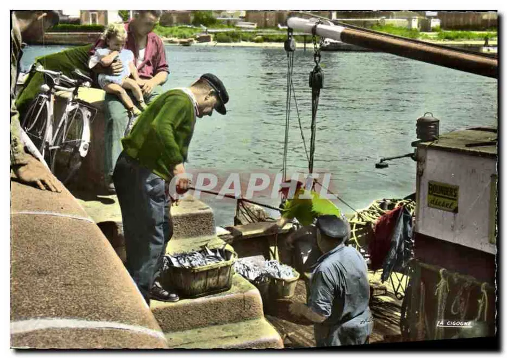 Mercado de peixes em Honfleur — Edições 'La Cigogne' — n° 14.333.95 - Frente