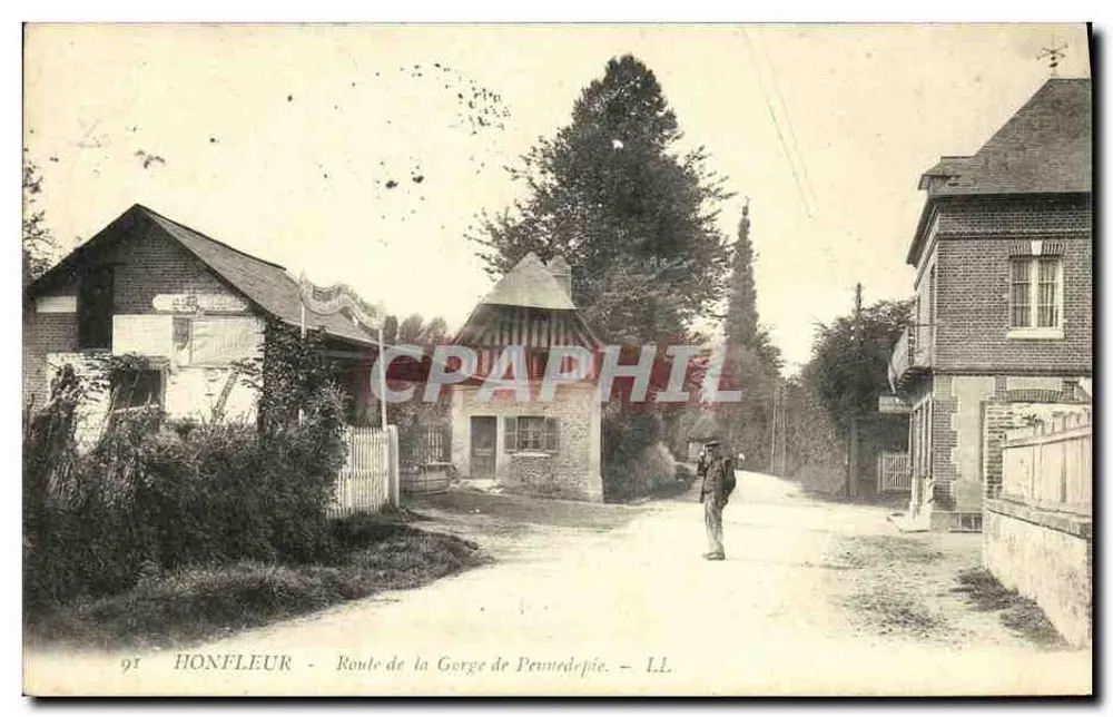 Honfleur - Rota da Gorge de Penne-depie — L.L. — n°95 - Frente