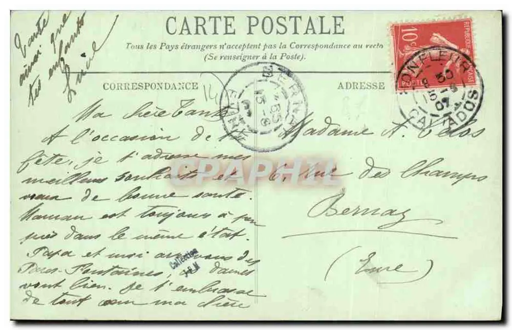 Honfleur - Rota da Gorge de Penne-depie — L.L. — n°95 - Verso