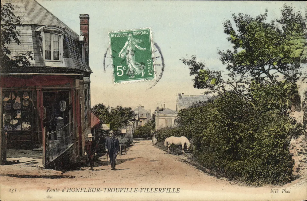 Route d'Honfleur-Trouville-Villerville — ND Phot — n°231 - Vorderseite
