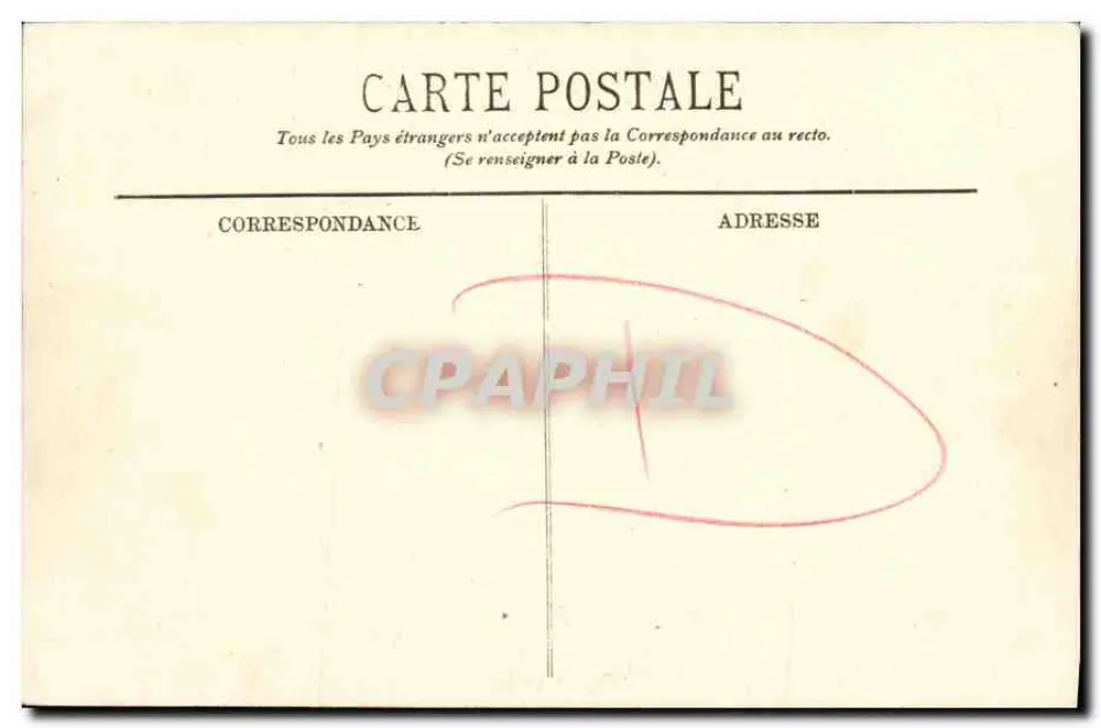 Honfleur — O Boulevard Carnot — LL. — n° 58 - Verso