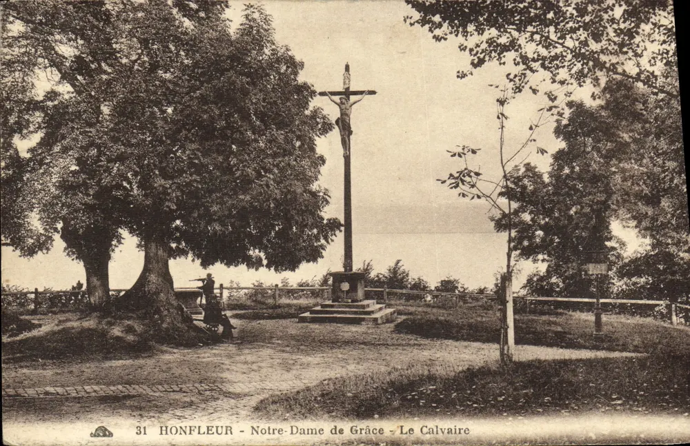 Honfleur - Notre-Dame de Grâce - Le Calvaire — editor anónimo, n° 31 - Anverso