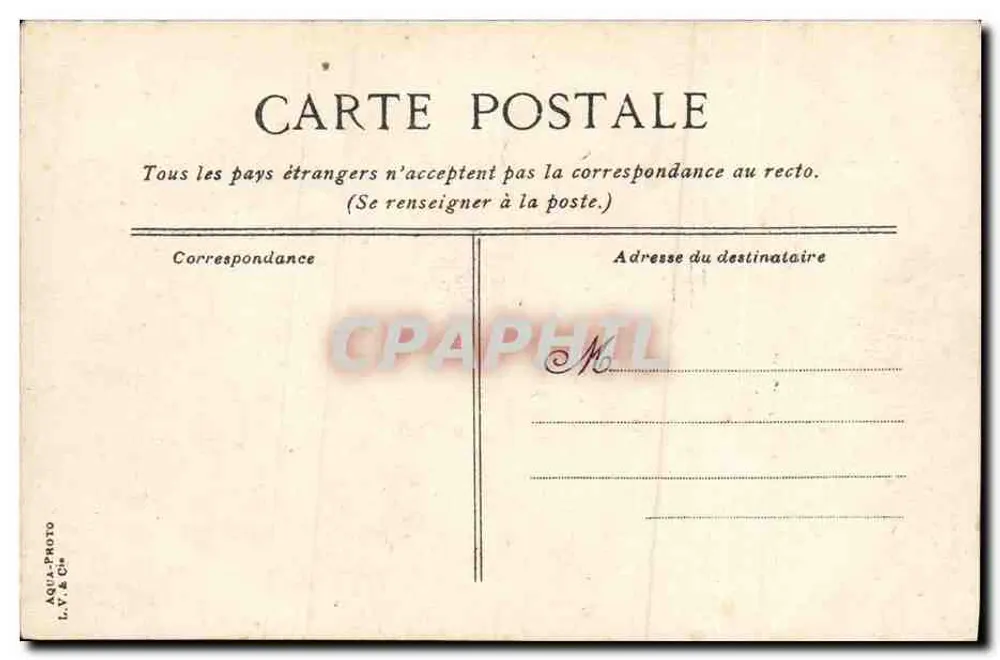 Hornfleur — El Calvario de la Côte de Grace — editor L.V. & Ch. n°836 - Reverso