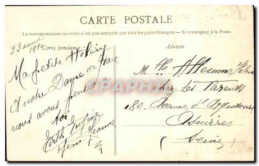 Honfleur — Capela N.-D. de Graça — Coleção Albi - Verso